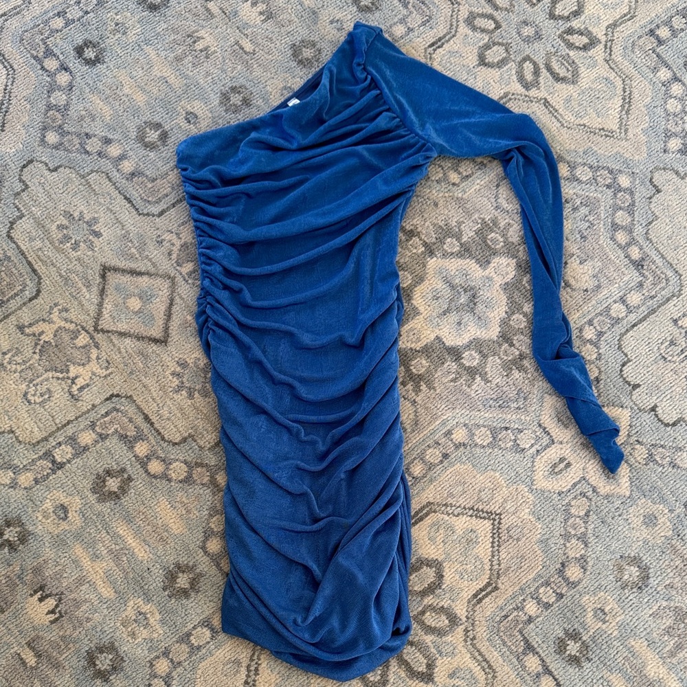Lucy in the Sky Blue One-Shoulder Dress